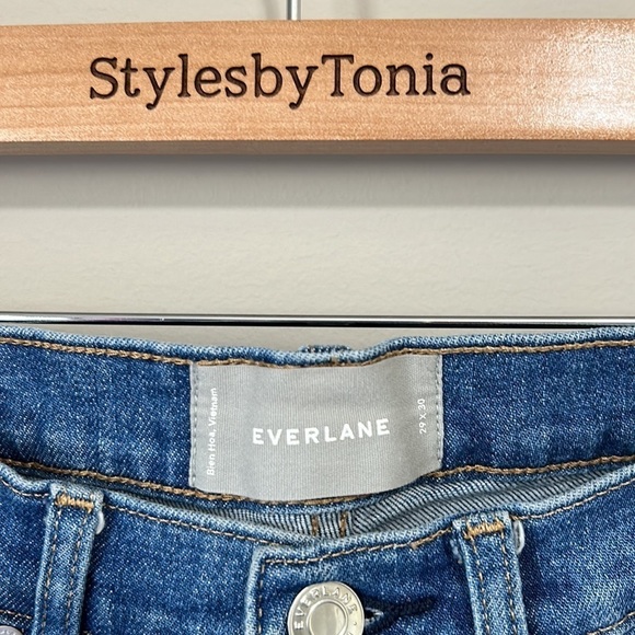 EVERLANE Mens Slim Straight Leg Jean Medium Wash Sz 29 x 30 NEW - Picture 5 of 12